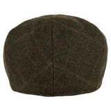 Jack Pyke Wool Blend Flat Cap - Dark Olive