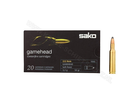 Sako Gamehead 222 Rem 3,2g
