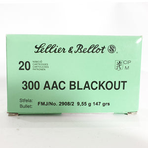 Sellier & Bellot 300 AAC Blackout FMJ